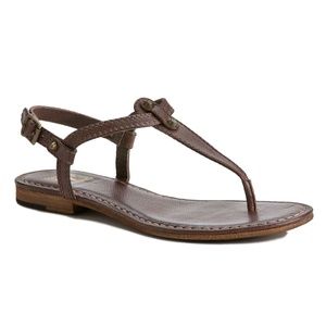 SALE Frye Carson T Sandals - Grey Antique Soft Vintage - sz. 7.5